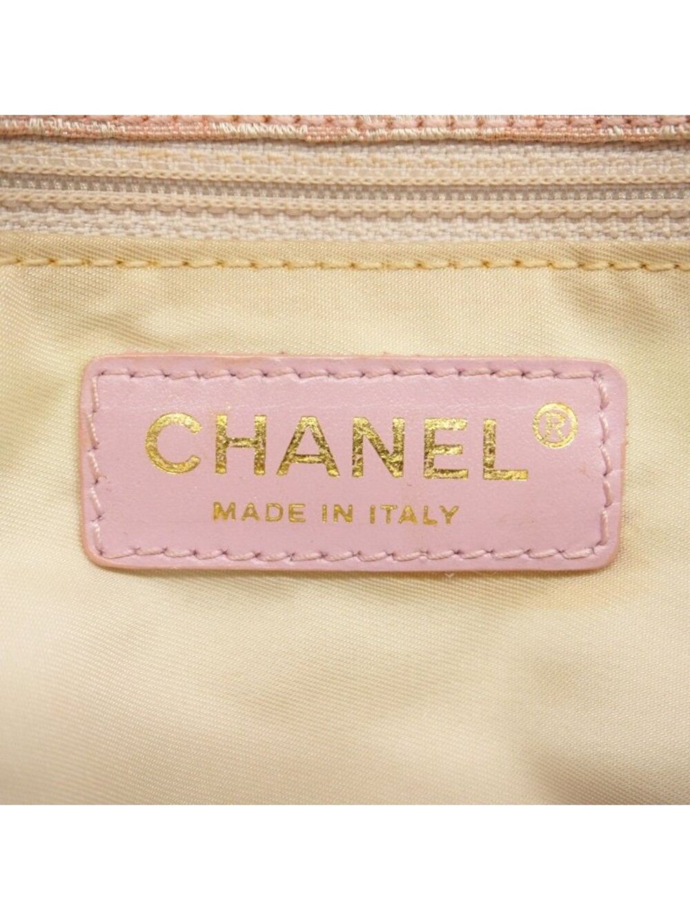 Chanel Handbag New Travel Nylon Pink Gold - Picture 5 of 10